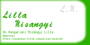 lilla misangyi business card